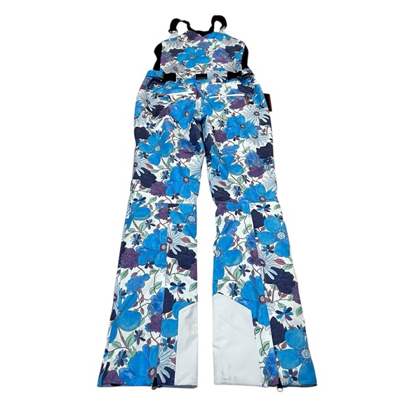 Bogner FIRE+ICE x LoveShackFancy Ivie Floral Ski Bib Pants XS Rare NWT - Picture 8 of 16